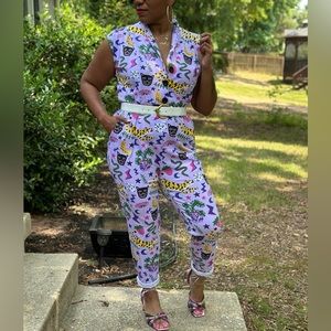 Nooworks Colorful Patterned Jumpsuit